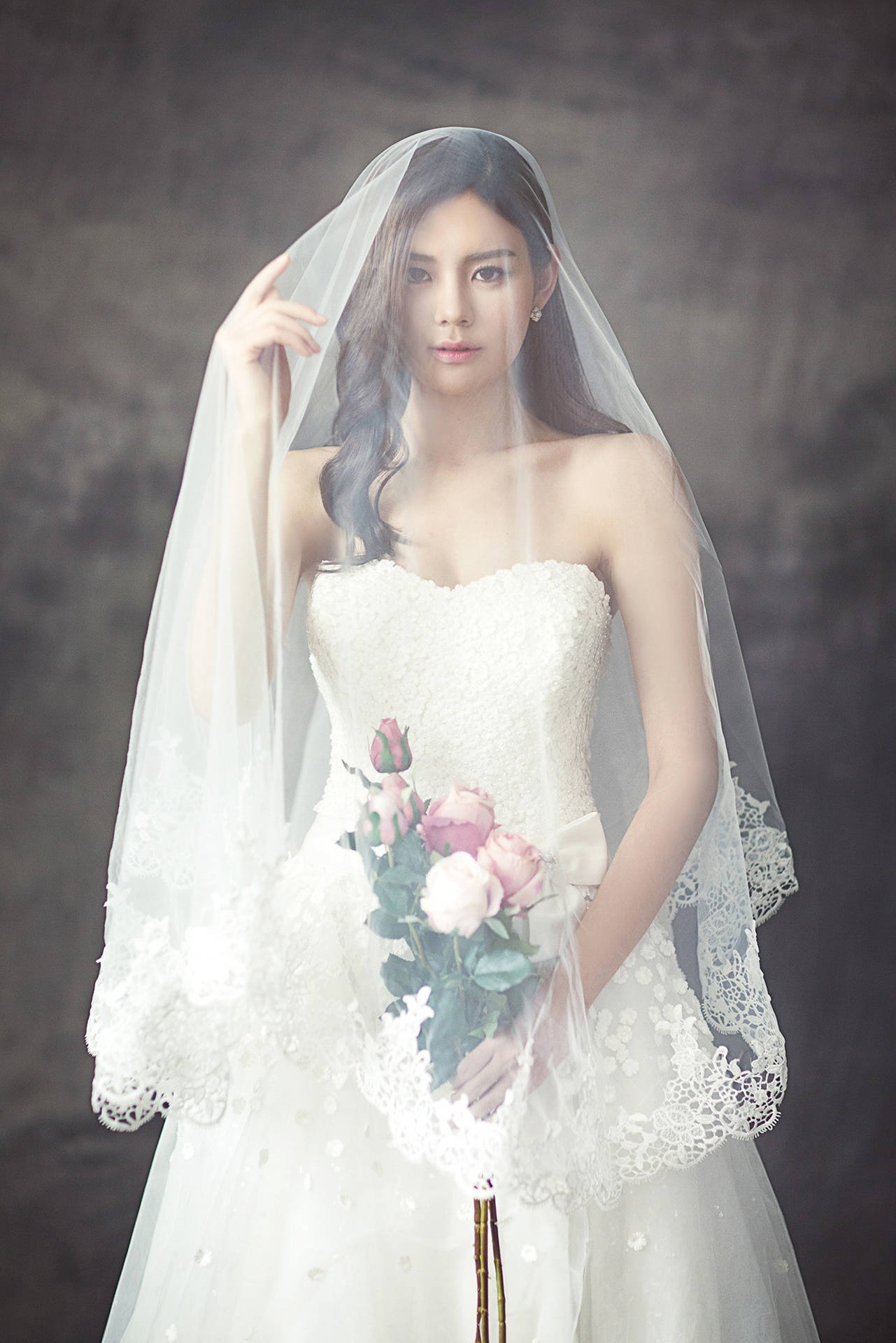 Korean Bridal Model Background