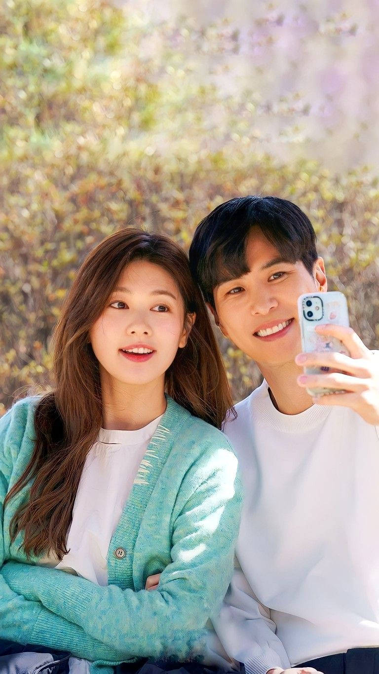 Korean Couple Selfie