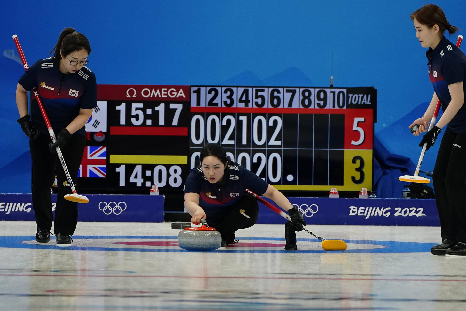 Korean Curling Team Background