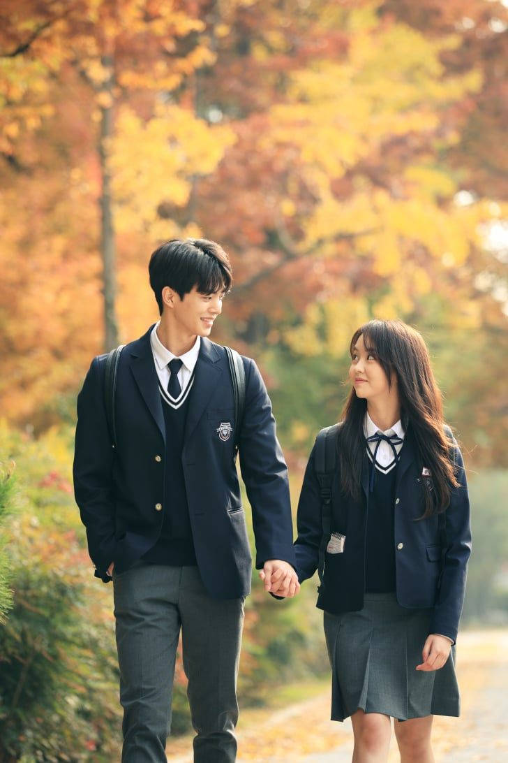 Korean Drama Couple Wearing University Uniform