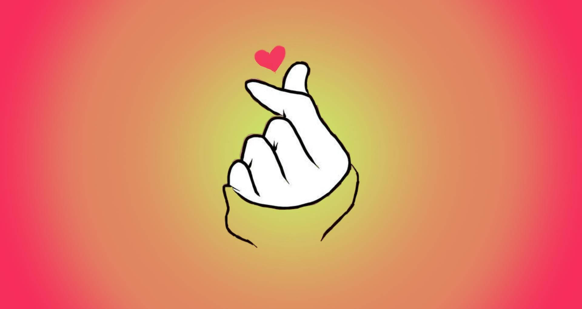 Korean Finger Heart Symbol
