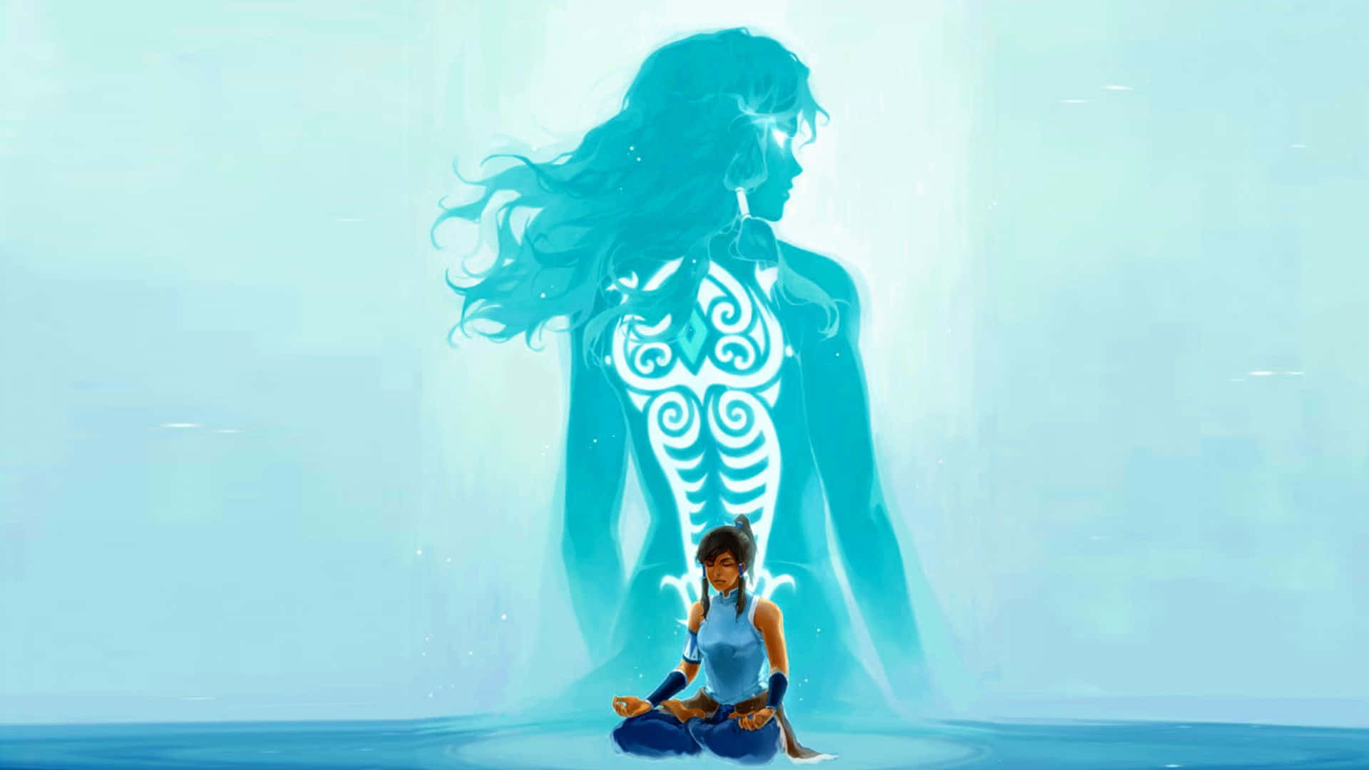 Korra Brings Balance To The World In The Legend Of Korra Background