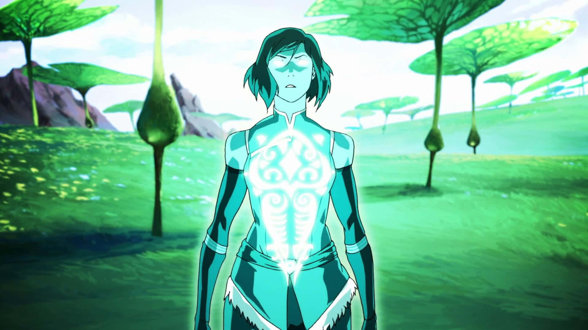 Korra Taking Action To Protect The Avatar Background