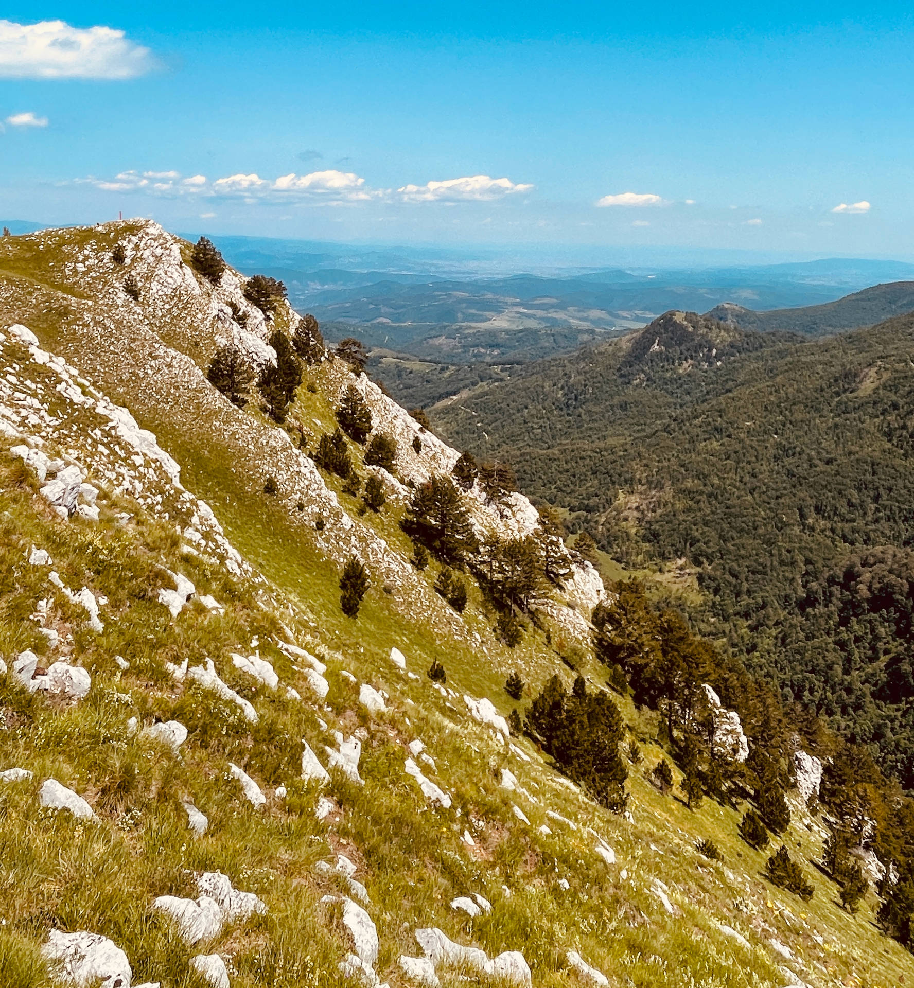 Kosovo Steep Mountain View Background