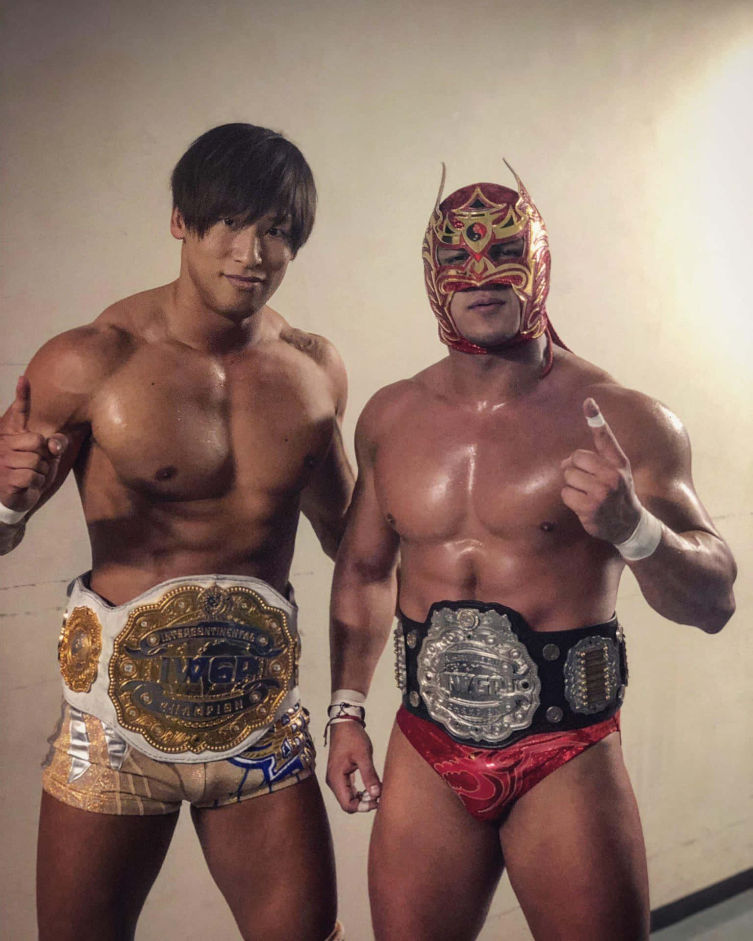Kota Ibushi With Dragon Lee Background