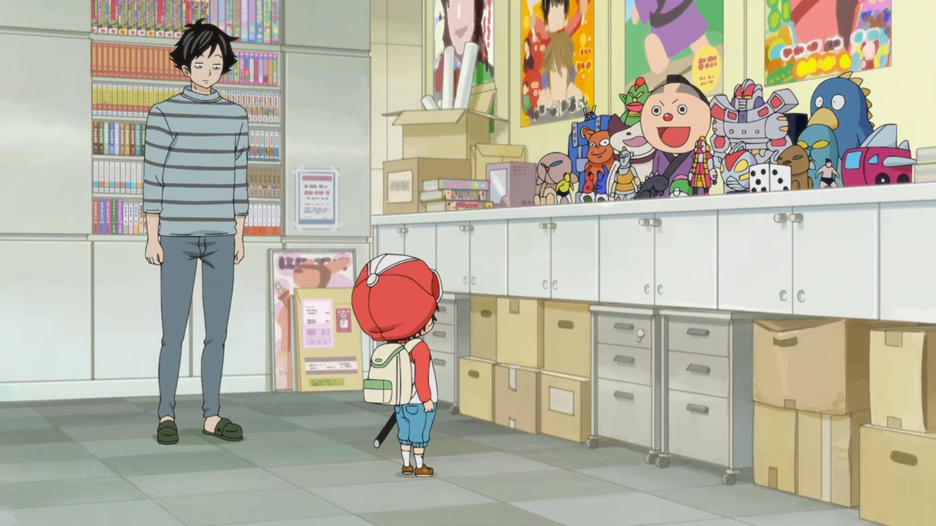 Kotaro Lives Alone At The Toy Shop Background