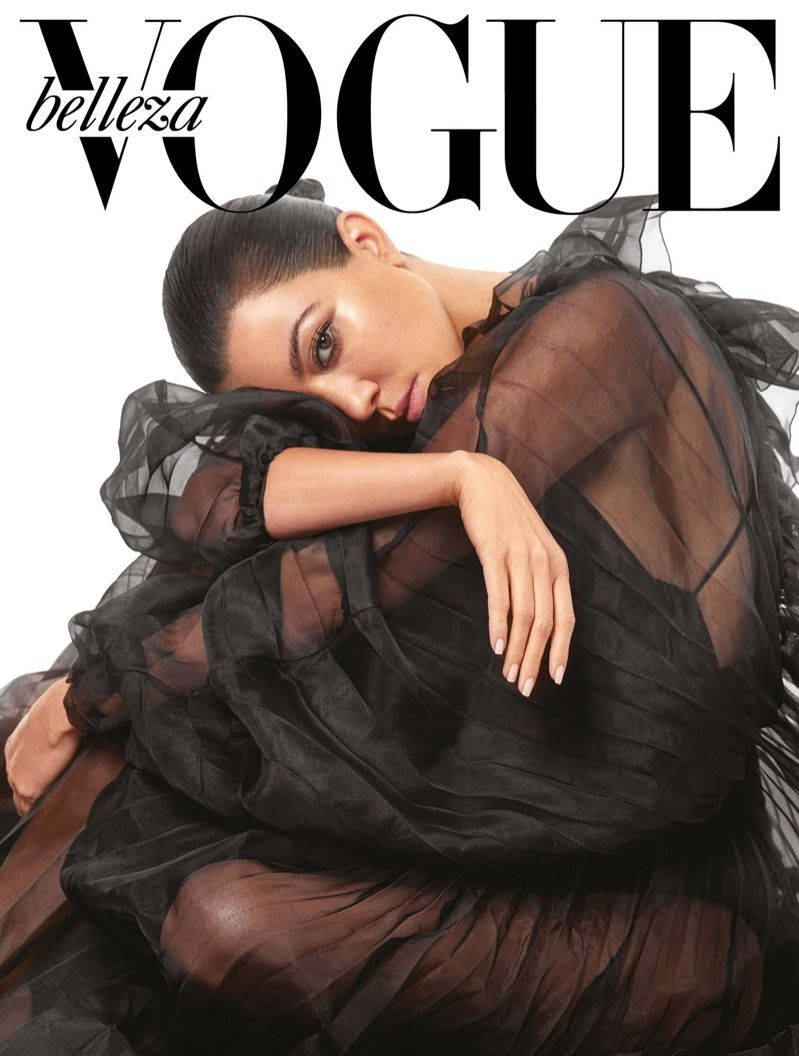 Kourtney Kardashian For Vogue Background