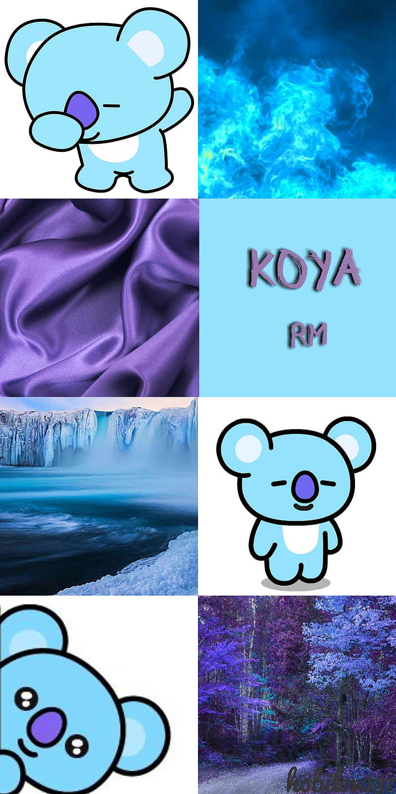 Koya Bt21 Photo Collage Background