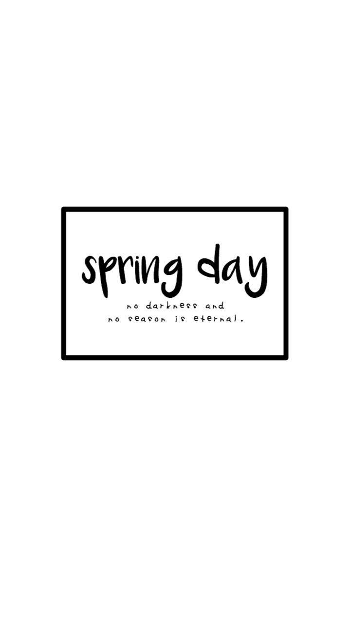 Kpop Bts Spring Day Background