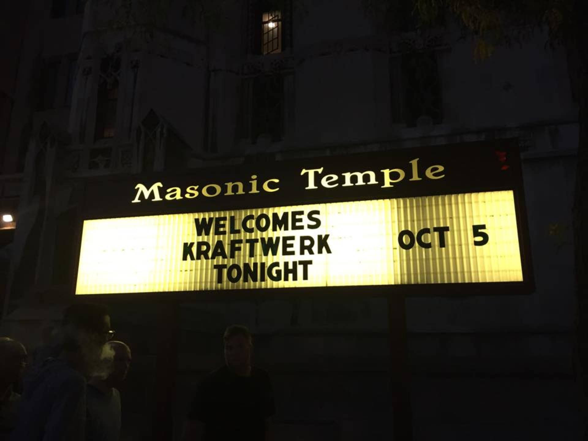 Kraftwerk At The Masonic Temple