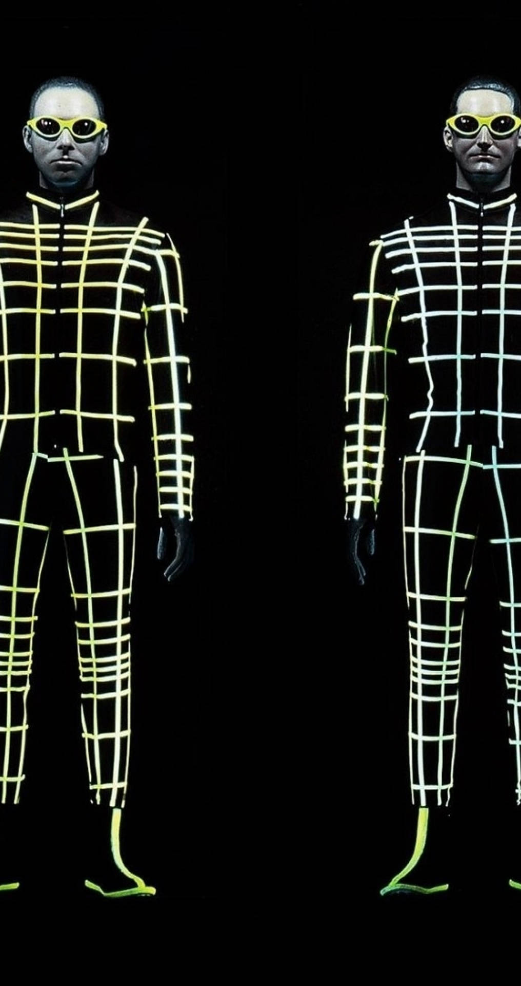 Kraftwerk Band In Signature Neon Outfits