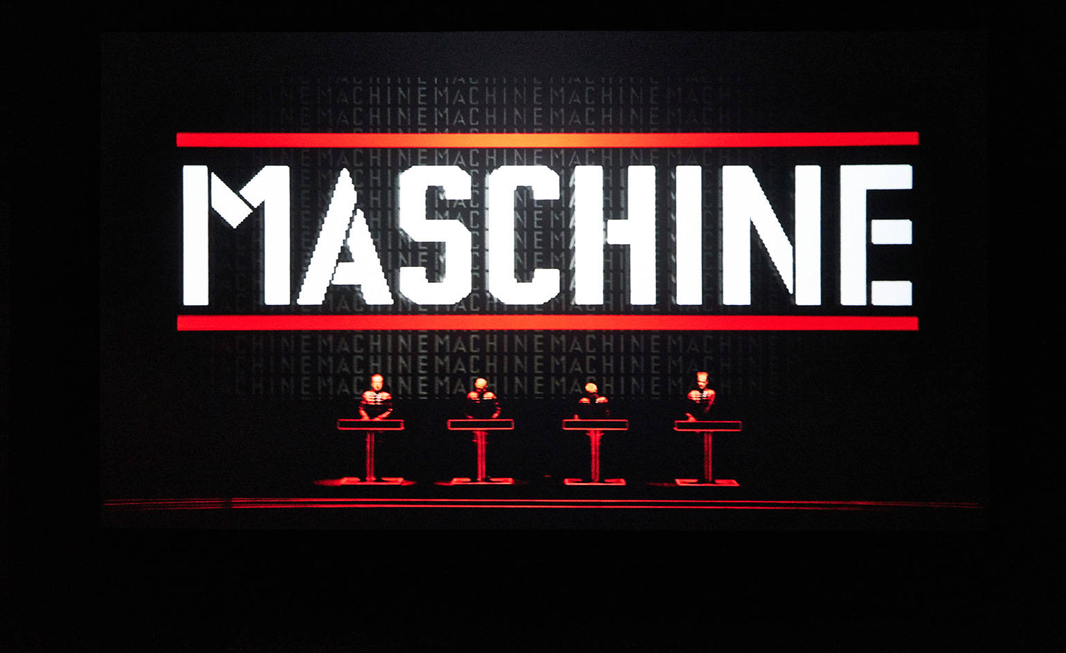 Kraftwerk Maschine Live Performance Background