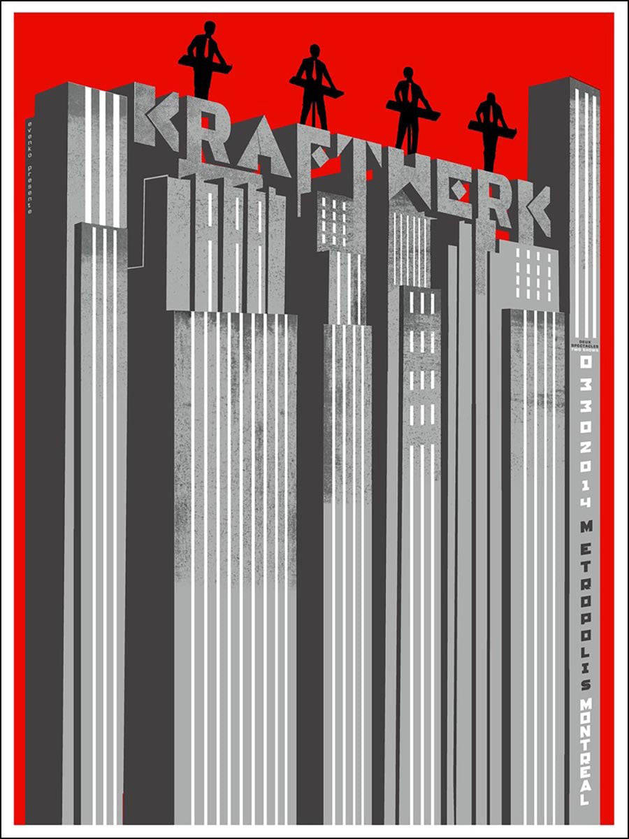 Kraftwerk Metropolis Cover Building Background