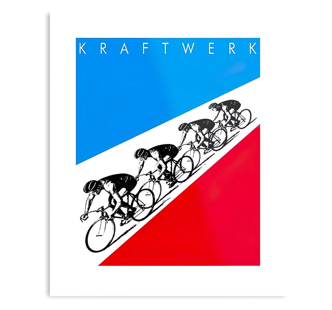 Kraftwerk Performing Tour De France On Stage Background