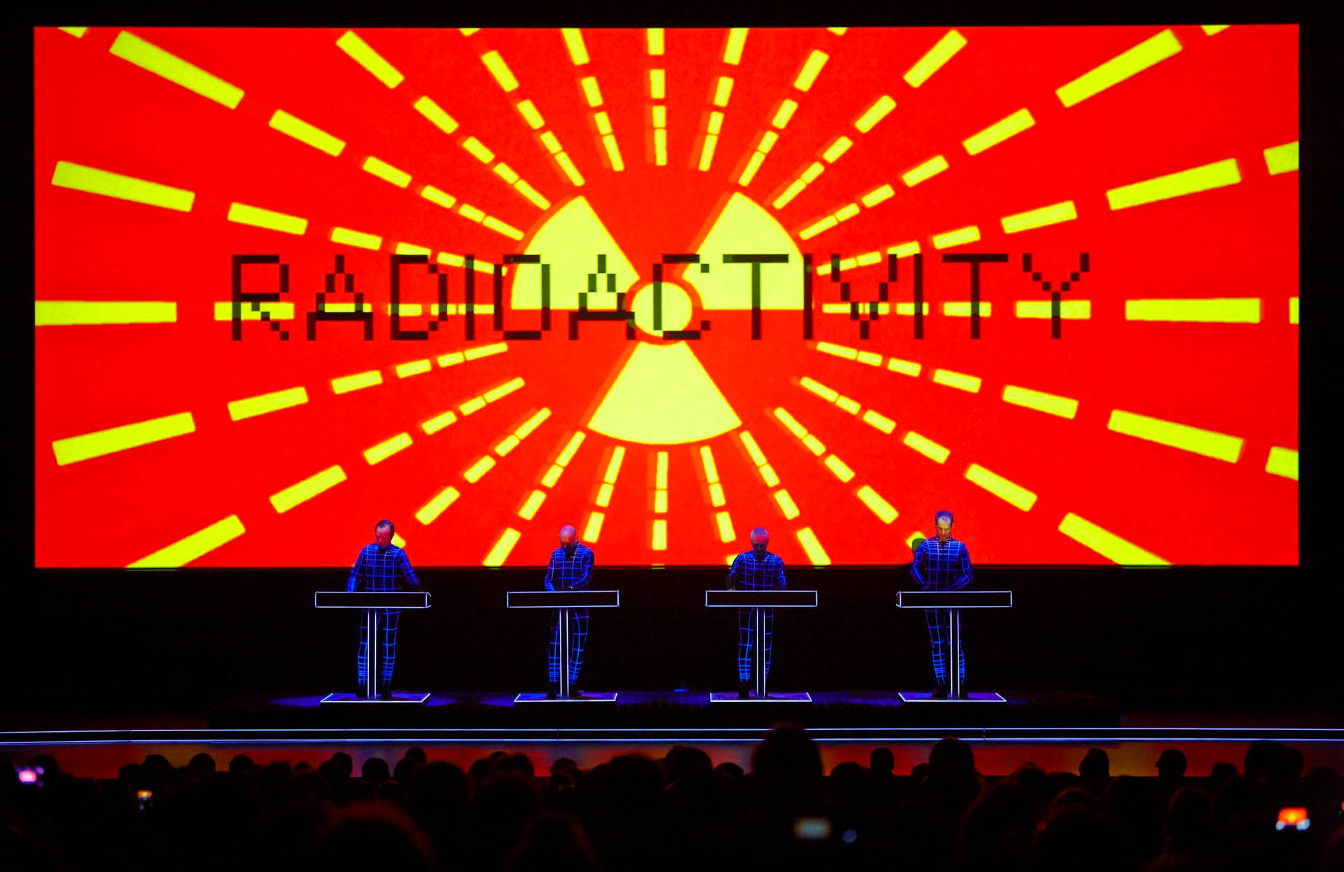 Kraftwerk Radioactivity Graffiti Art Background