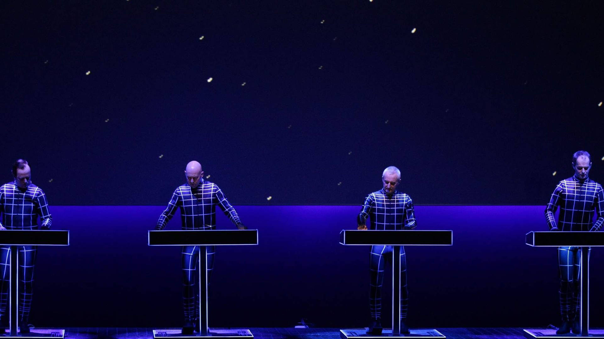 Kraftwerk's Trans-europe Concert Galaxy Background