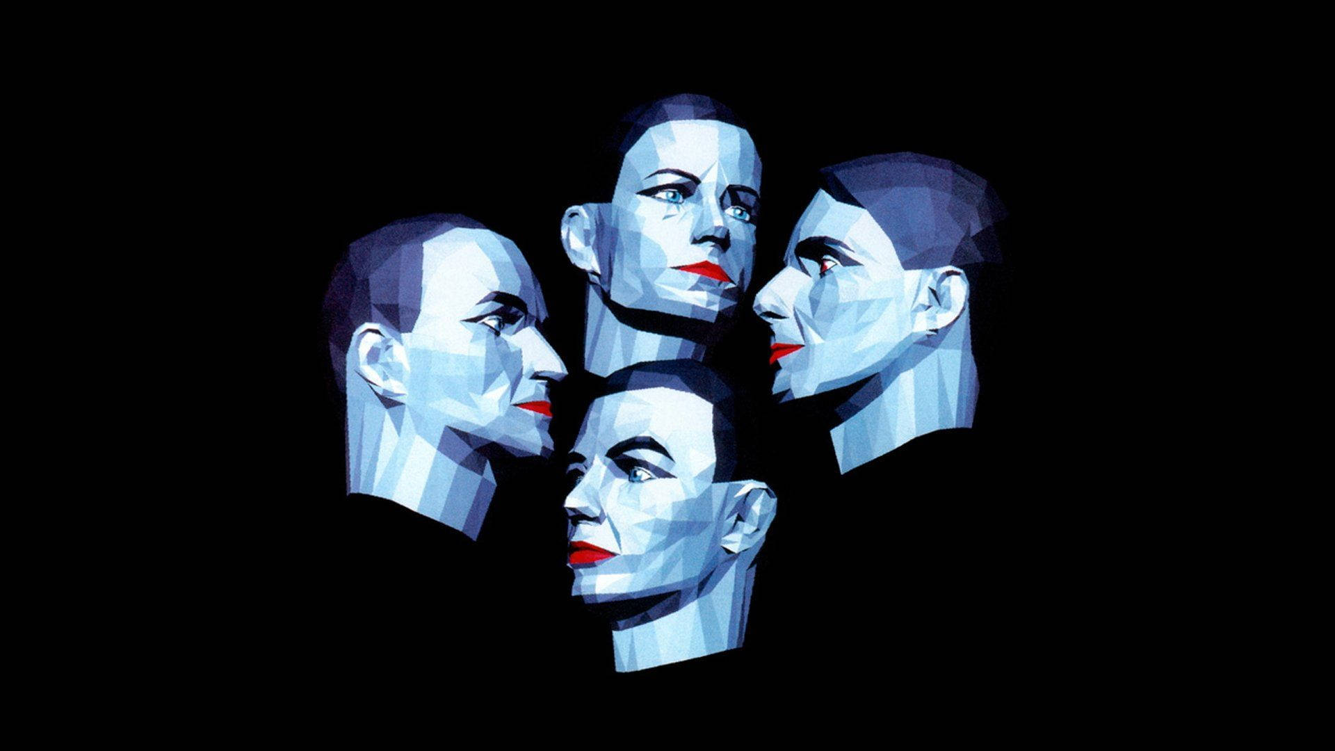 Kraftwerk Techno Pop Background