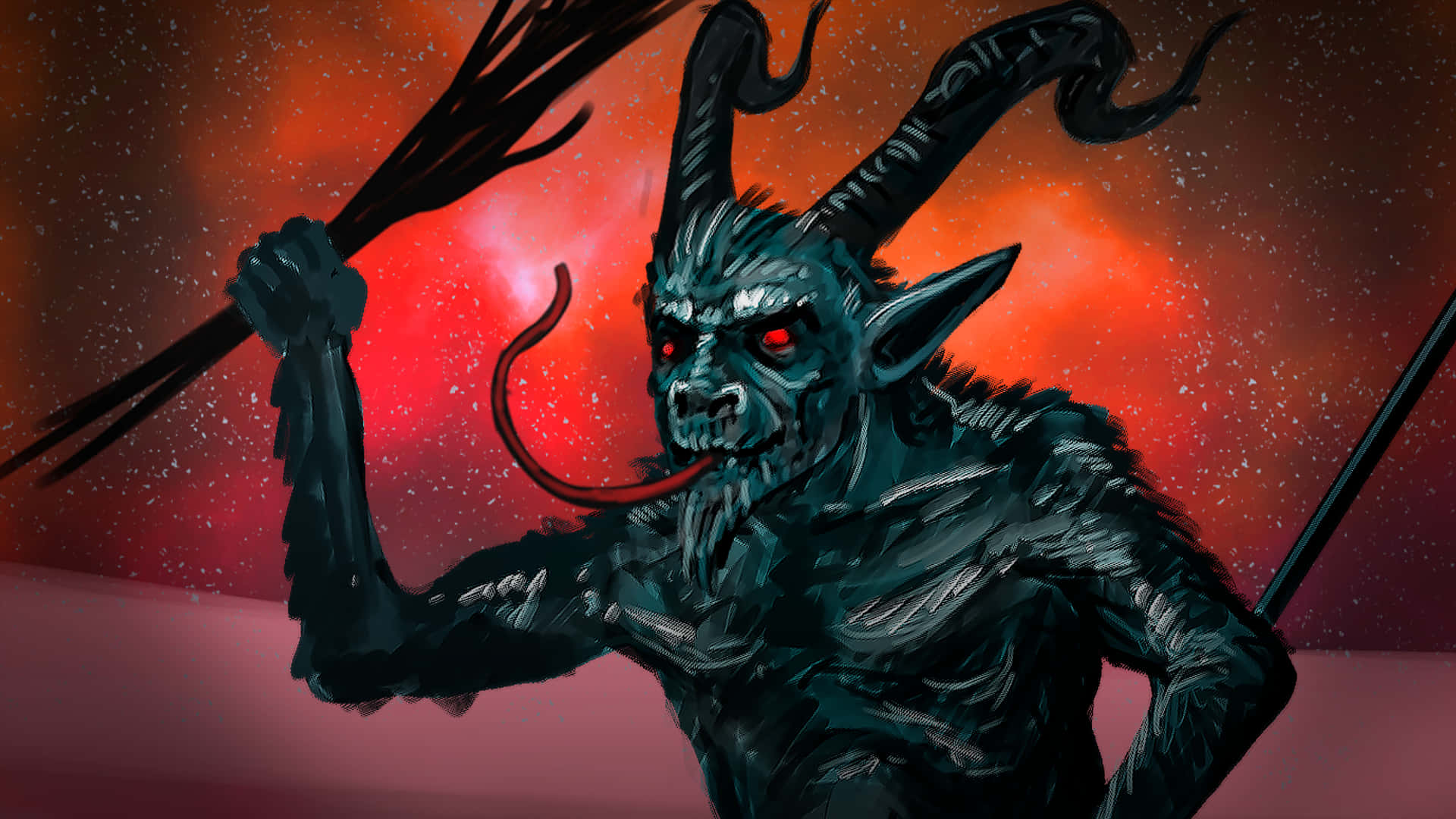 Krampus, The Sinister Christmas Partner Background