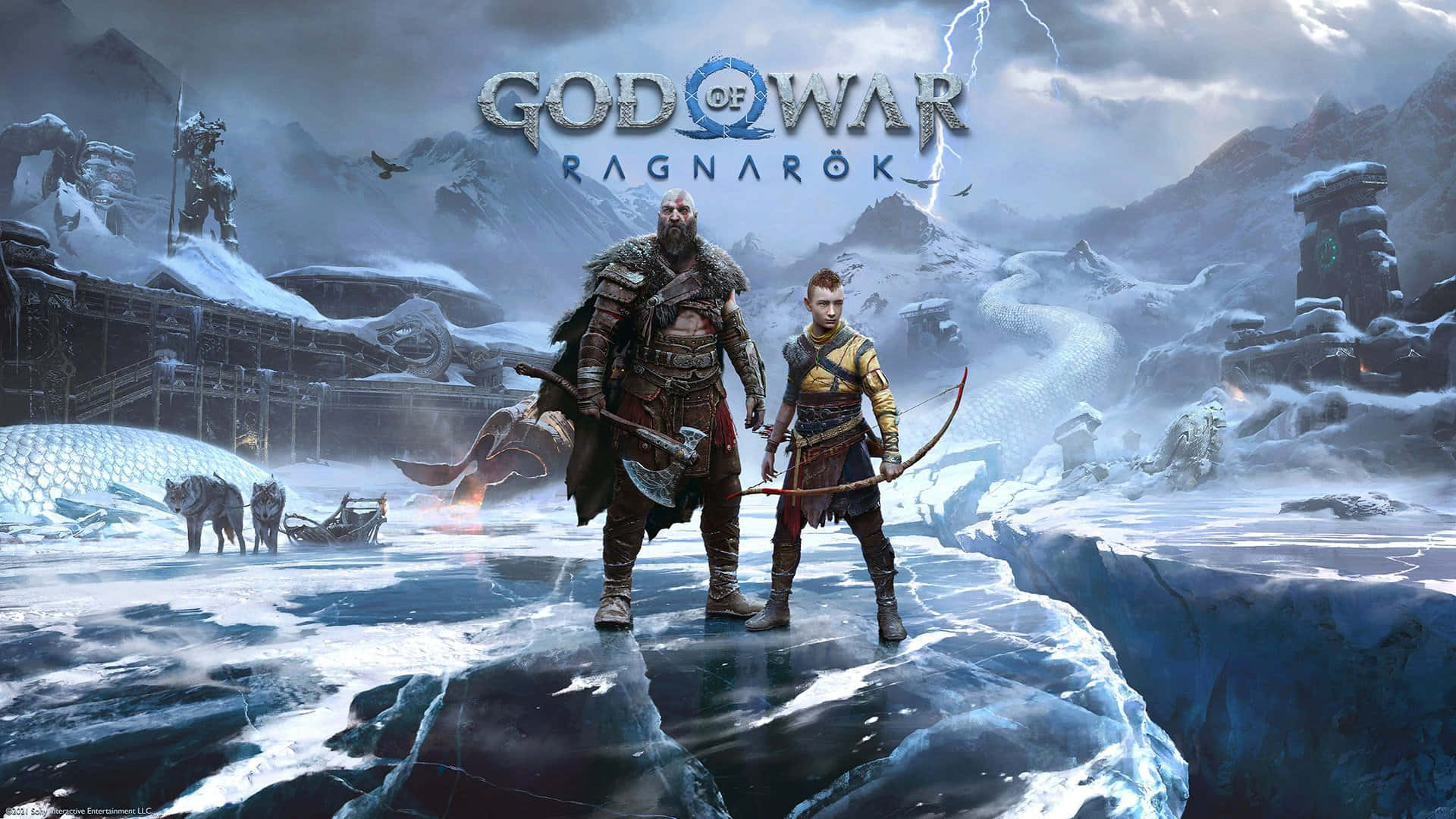 Kratos And His Son, Atreus, Prepare For War Background