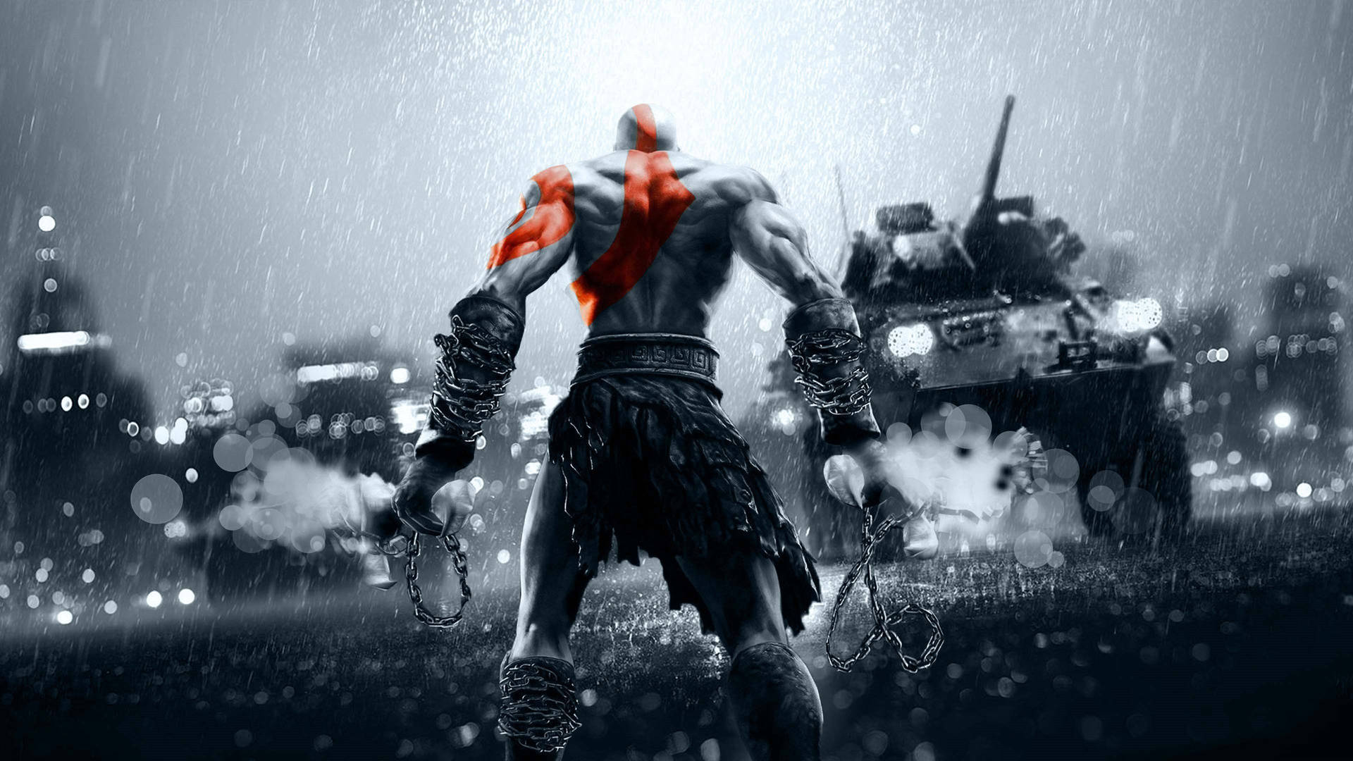 Kratos God Of War Video Game Series Background