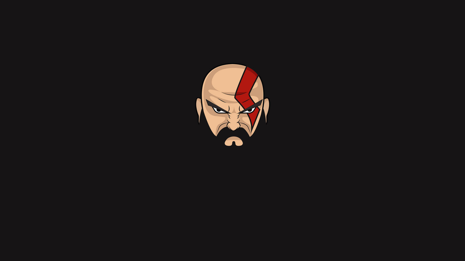 Kratos Graphic Art Background