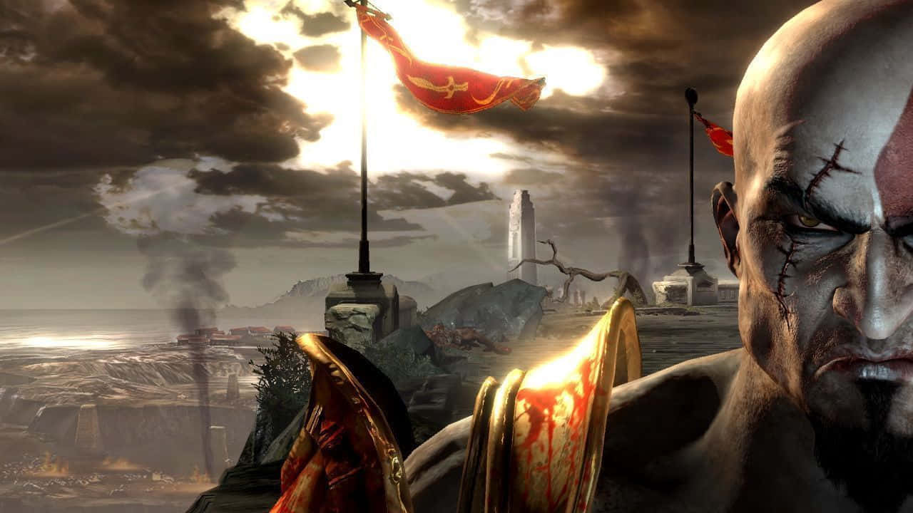 Kratos On The Rampage Background