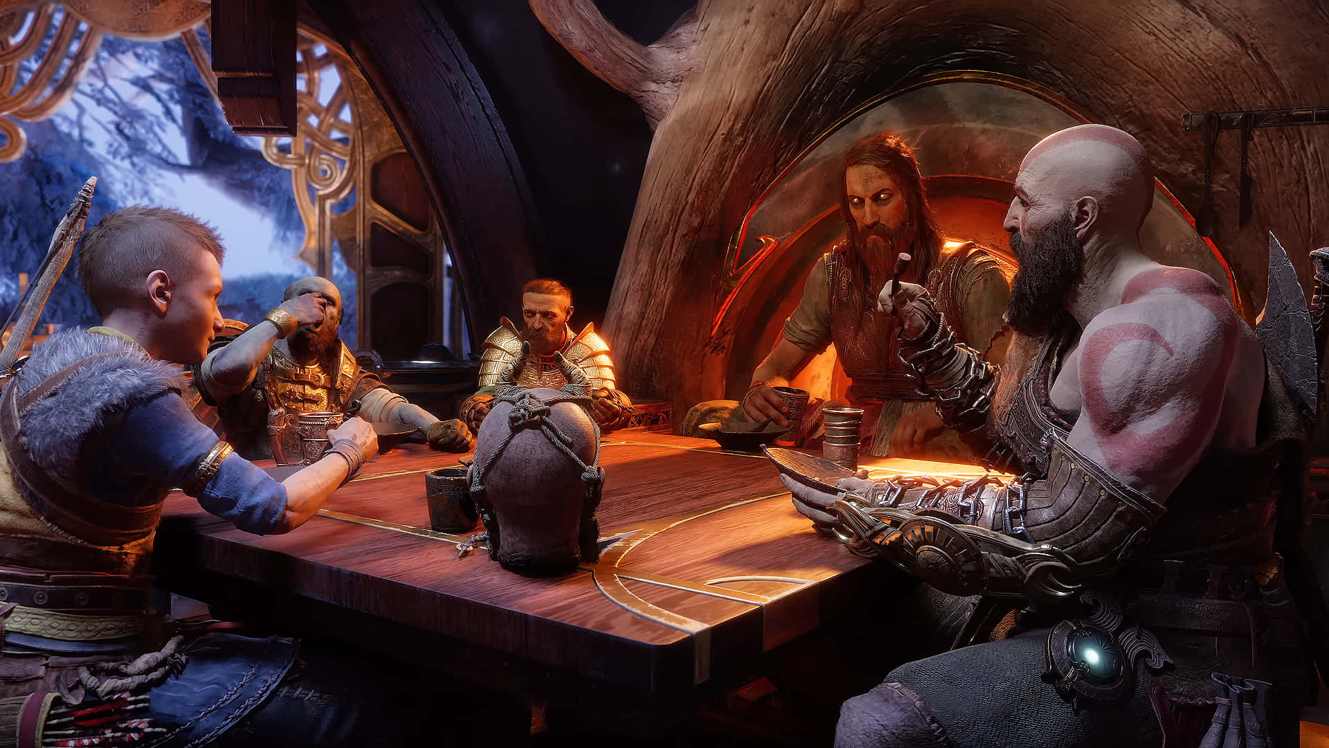 Kratos Prepared To Face The Unknown In God Of War 5 Background