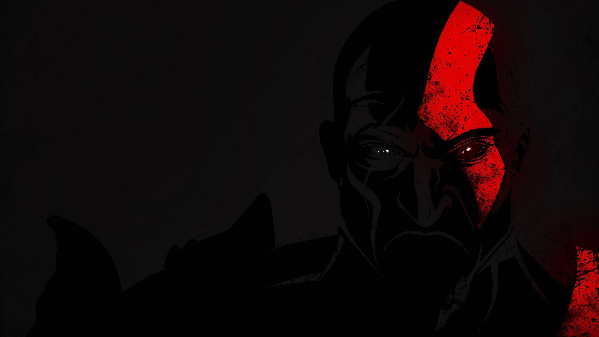 Kratos Red Mark Artwork Background