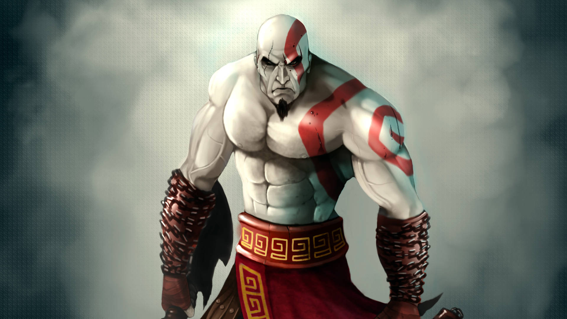 Kratos Video Game Artwork Background