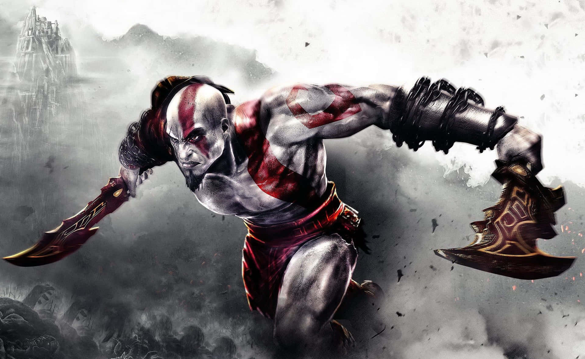 Kratos Vows His Revenge In God Of War 3 Background