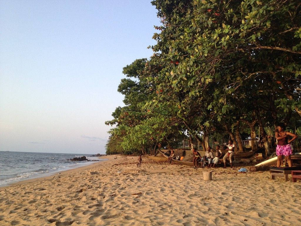 Kribi The Home Of Paradise In Cameroon Background