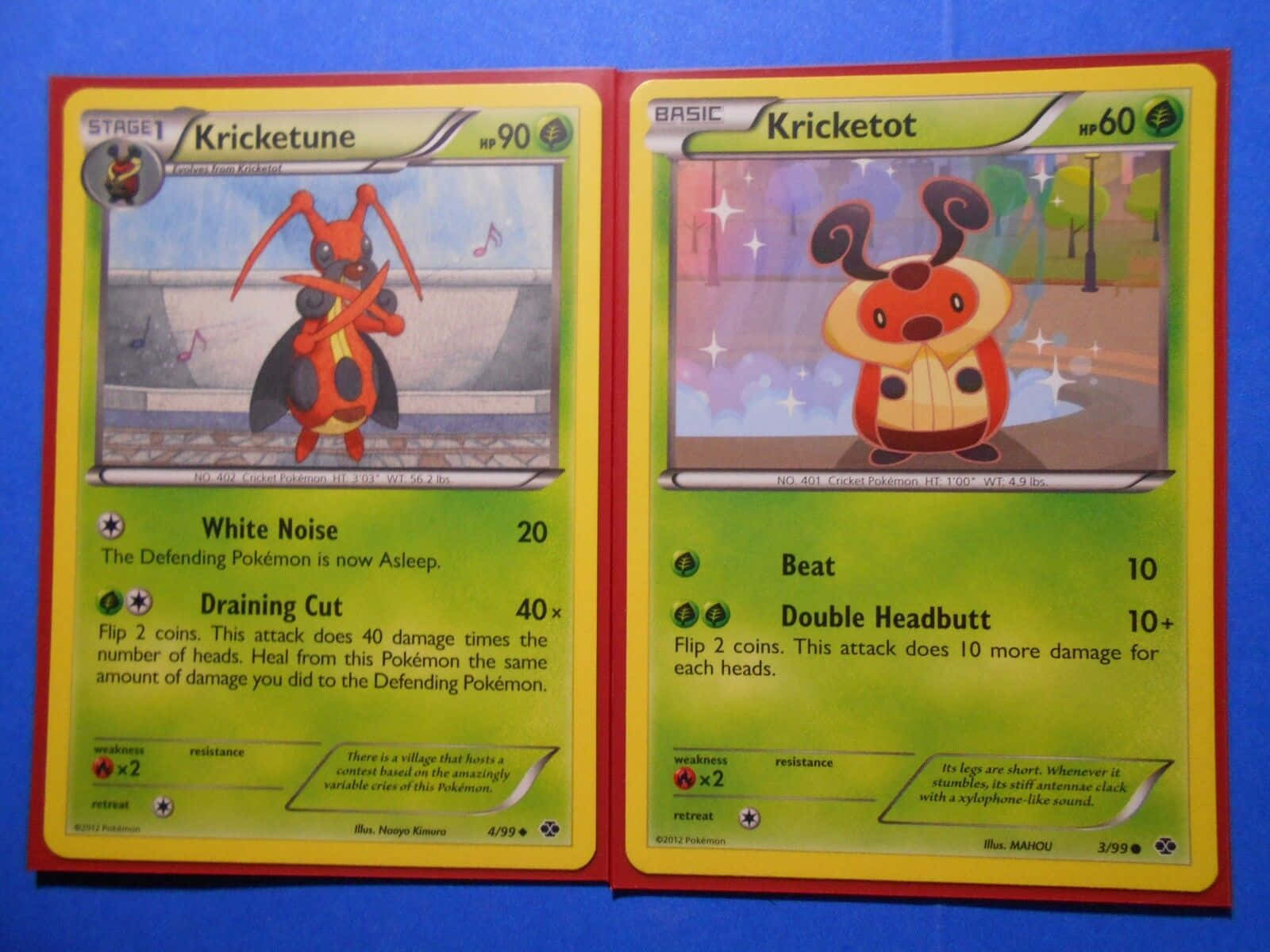 Kricketot And Kricketune Trading Cards