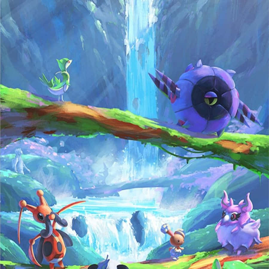 Kricketune On Pokemon Go Loading Screen