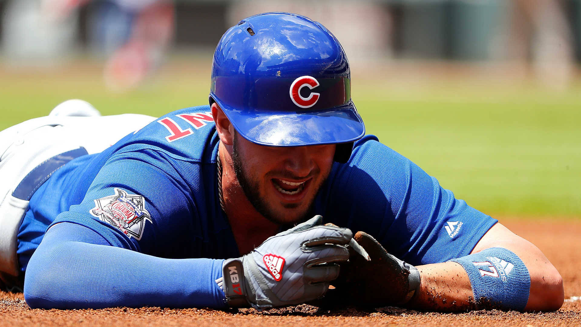 Kris Bryant On The Ground