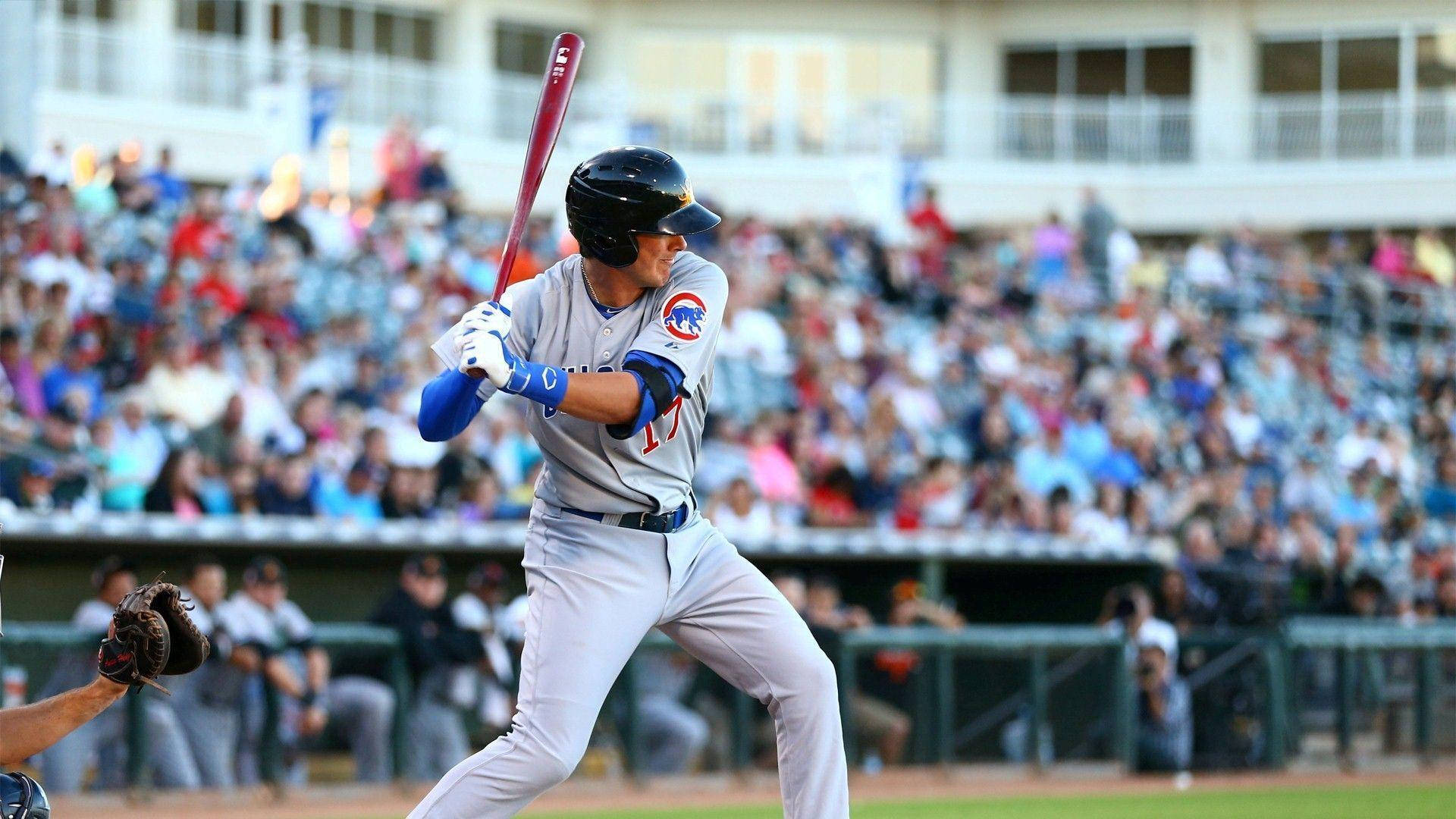 Kris Bryant Ready To Swing Background