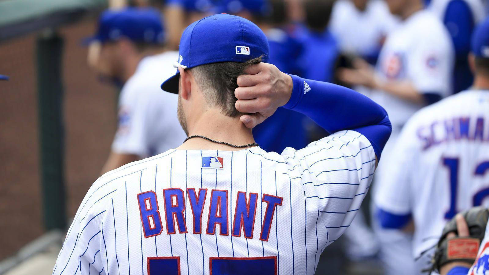 Kris Bryant Scratching Head