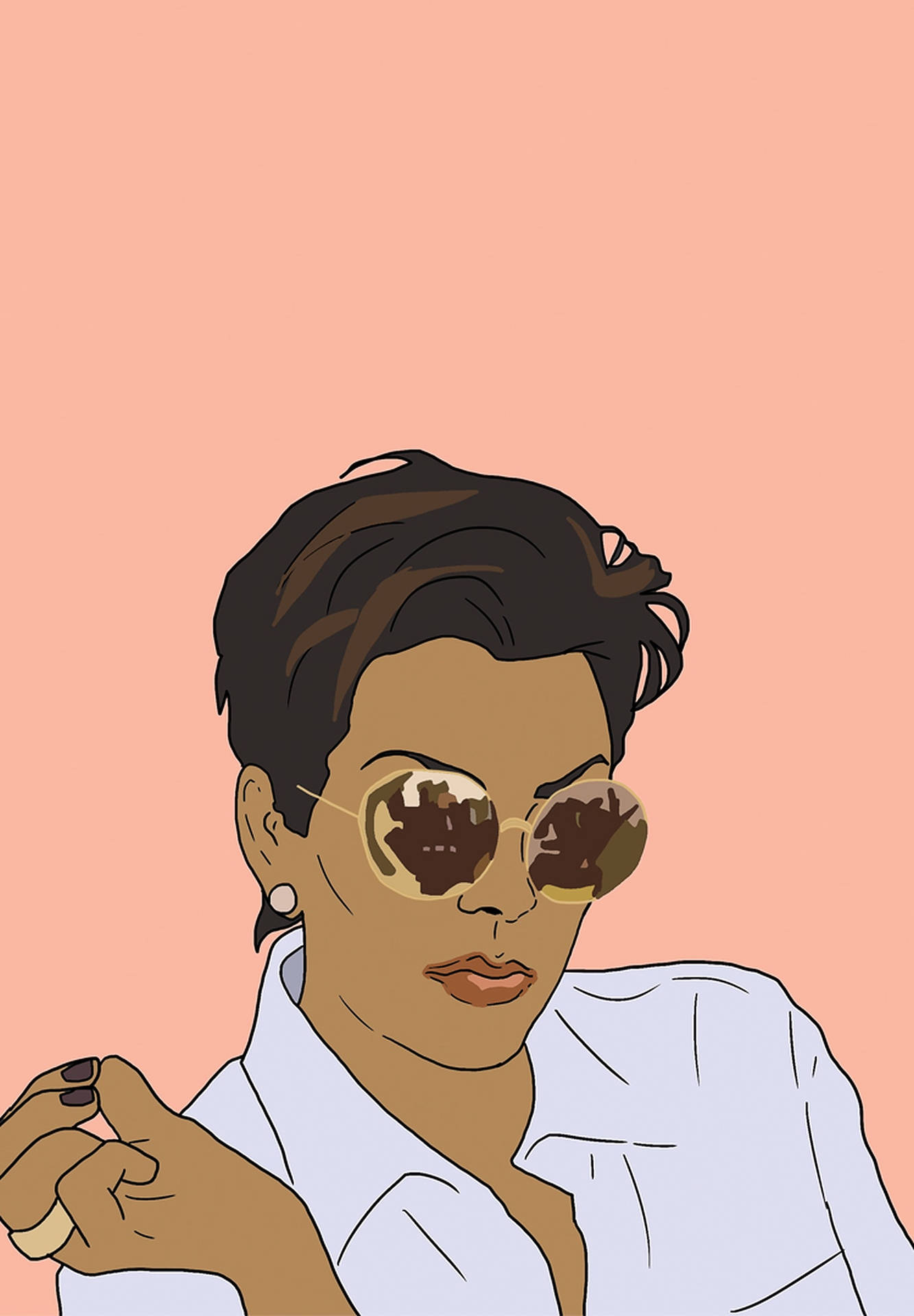 Kris Jenner Artwork Background