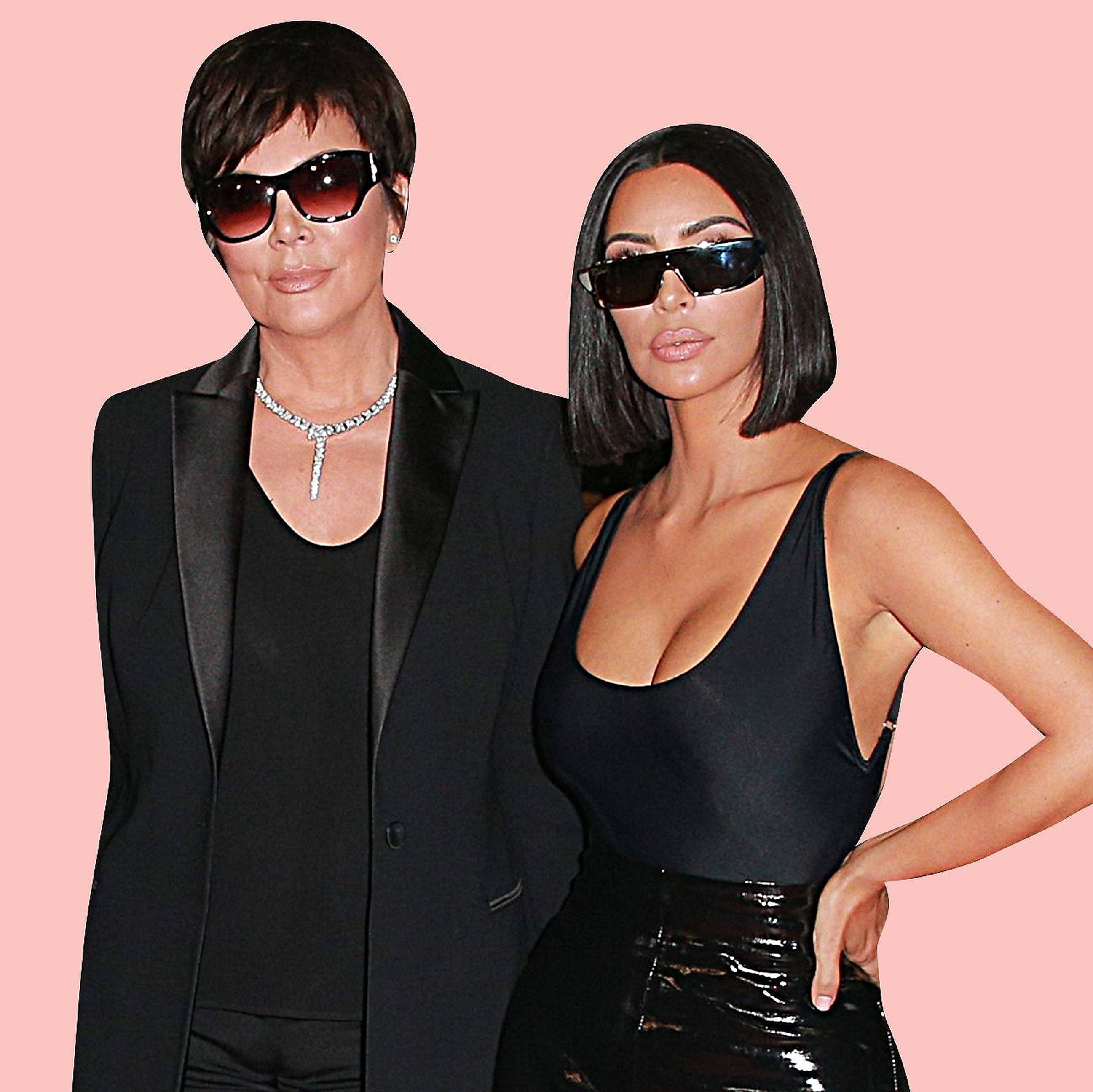 Kris Jenner With Kim Kardashian Background