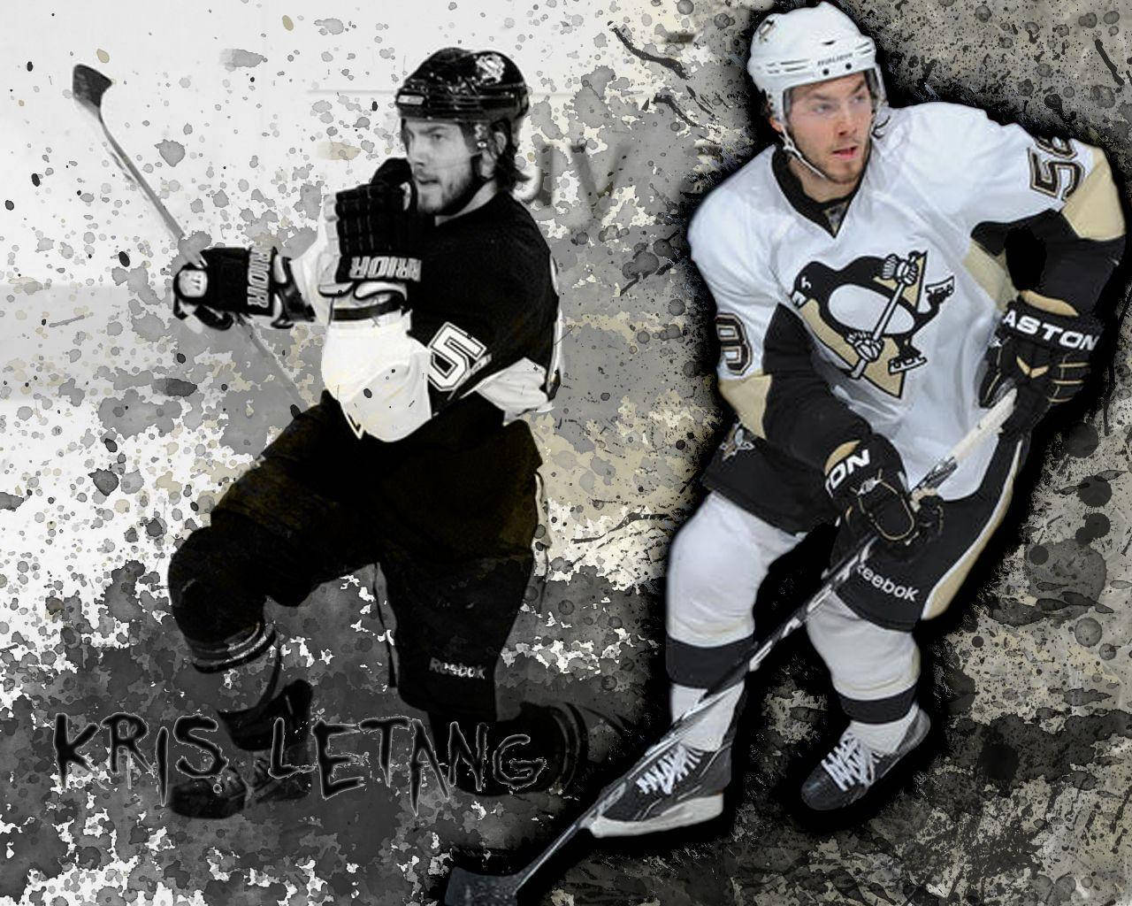 Kris Letang Ice Hockey Defenseman Digital Art Background