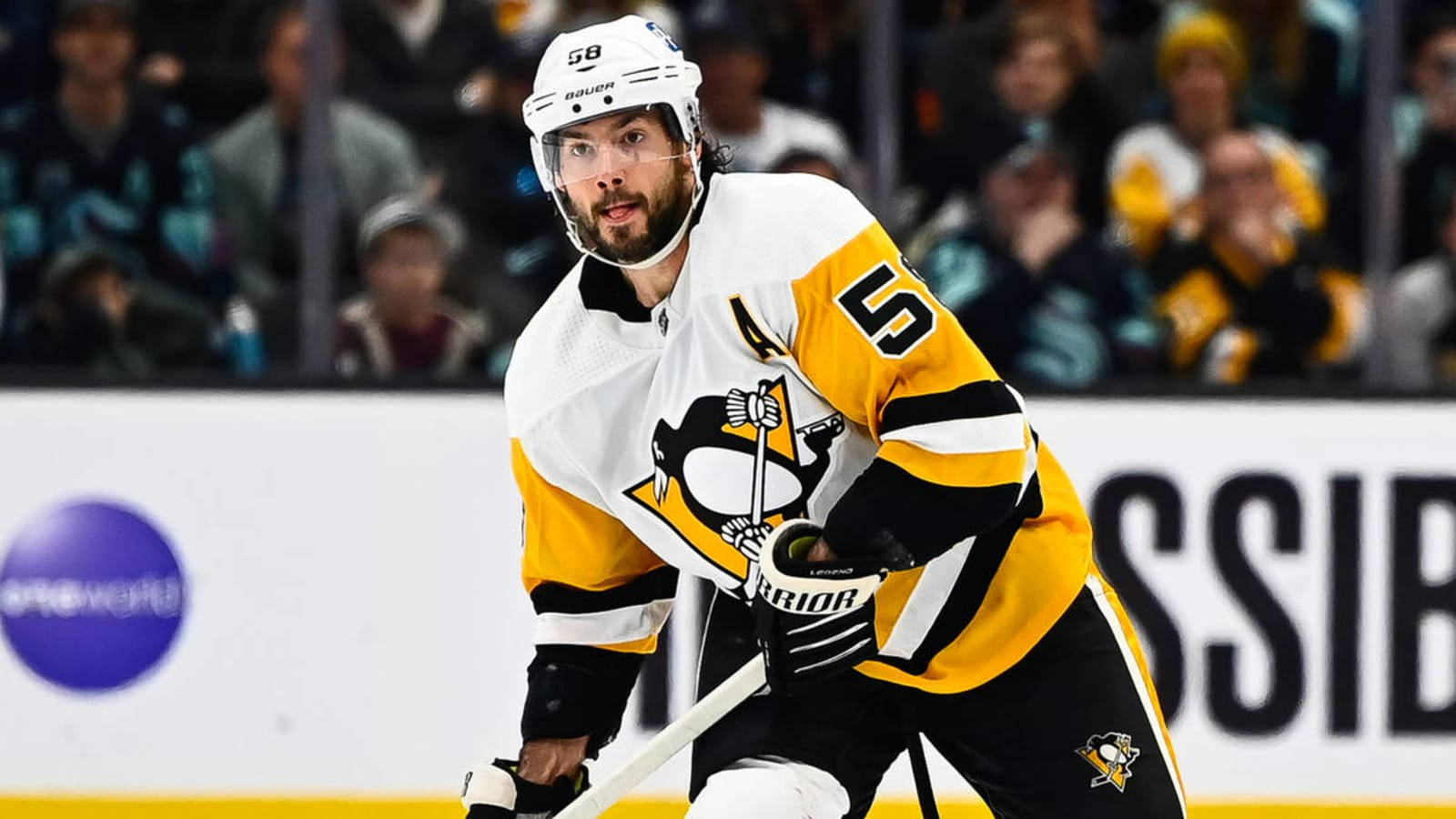 Kris Letang Ice Hockey Skate Background