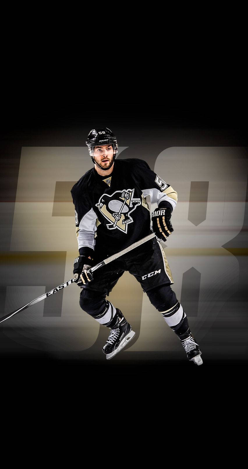 Kris Letang Pittsburgh Penguins Player 58 Background