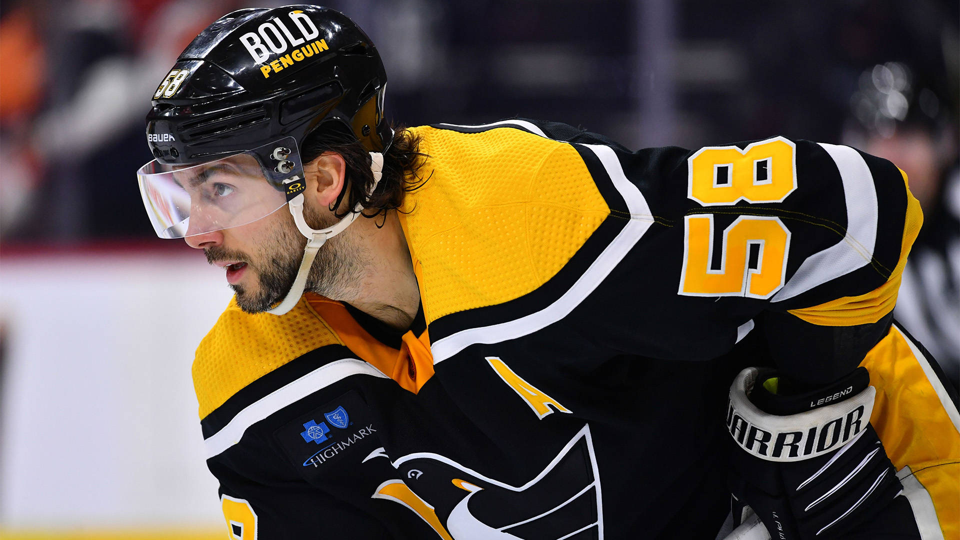 Kris Letang Skilled Hockey Player Background