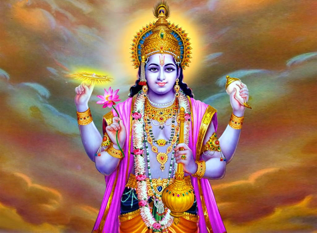 Krishna Avatar Lord Vishnu Incarnation Background