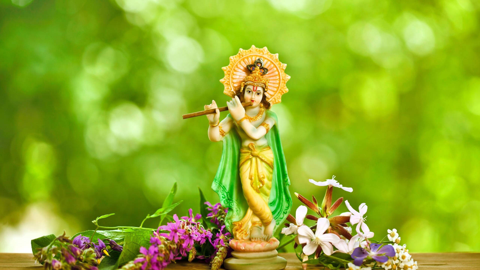 Krishna Hd Figurine Background