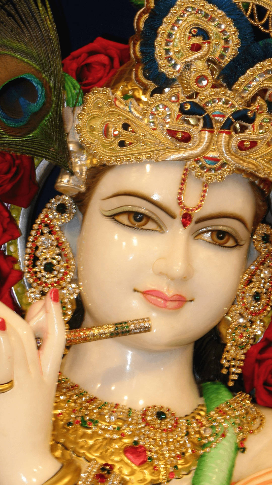 Krishna Phone Porcelain Doll