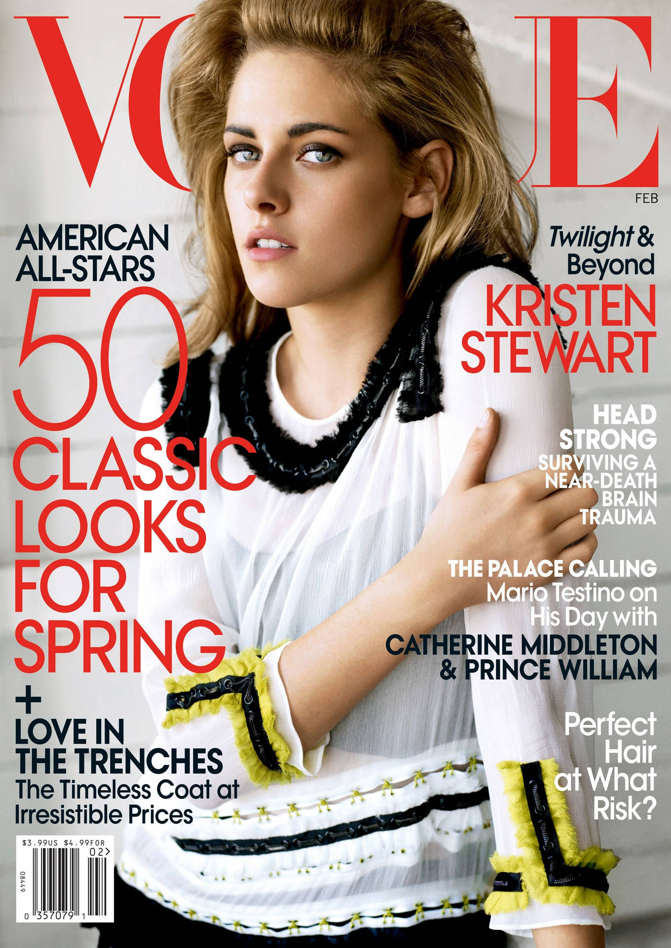 Kristen Stewart Vogue Magazine Cover Background