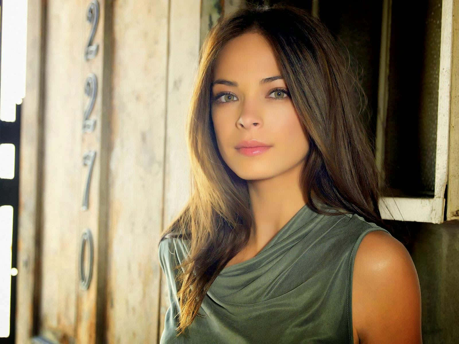 Kristin Kreuk Portraitin Sunlit Room