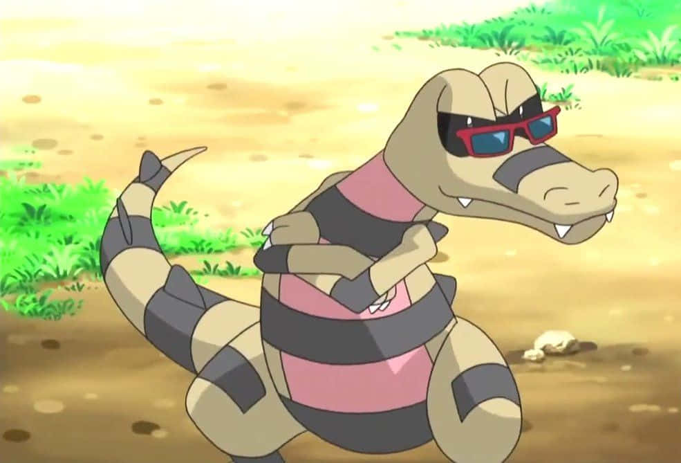 Krokorok Looking At Someone