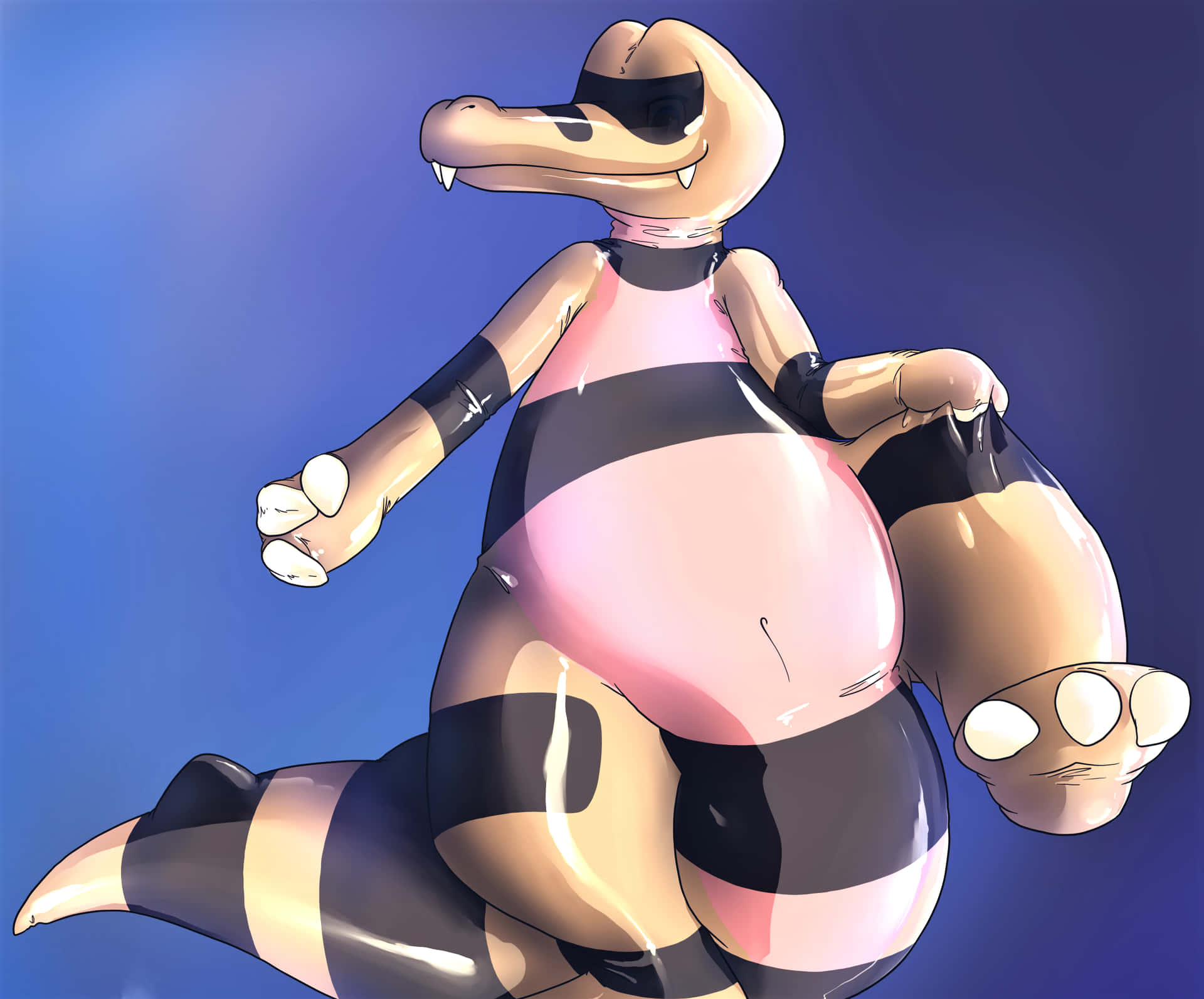 Krokorok Shiny Toy Figure Background