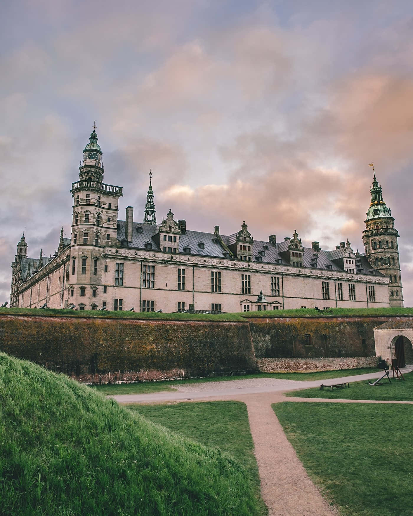Kronborg Castle Aesthetic Clouds